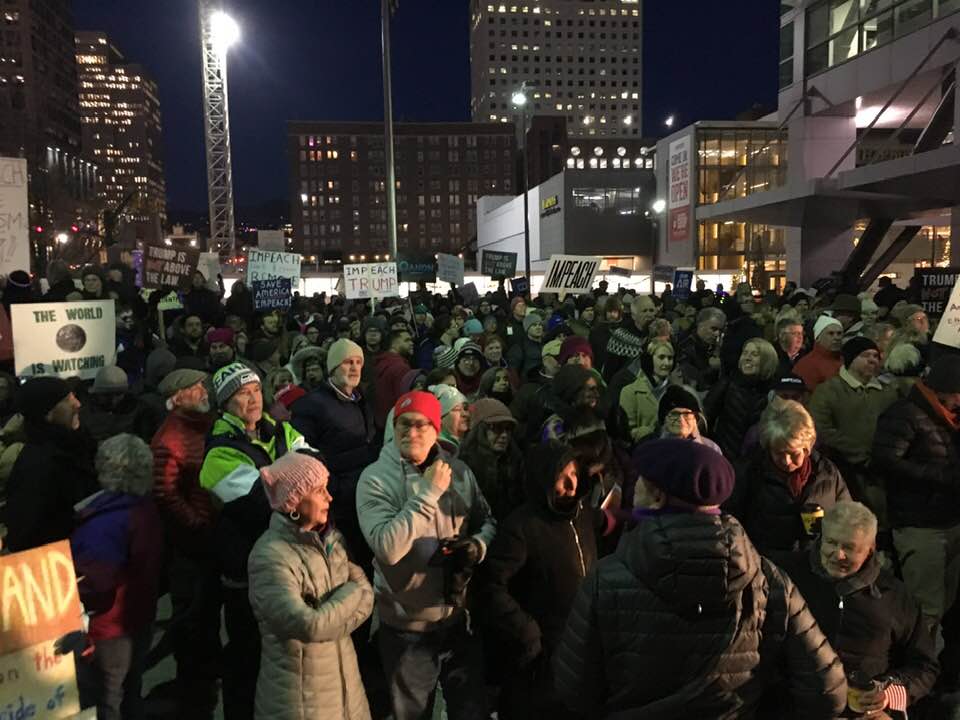 Pre Impeachment Vote Rally in Salt Lake City, UT on 17 Dec 2019.